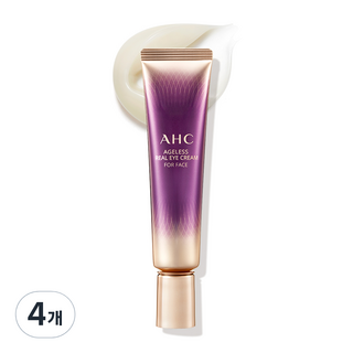 AHC 에이지리스 리얼 아이크림 포 페이스, 30ml, 4개