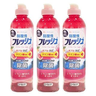 第一石鹼 Kitchen Club 弱酸性除菌洗碗精 葡萄柚香, 250ml, 3瓶