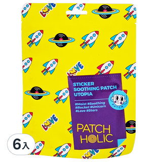 PATCHHOLIC 舒緩貼片 Utopia 全膚質適用 6入