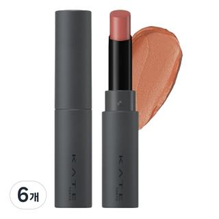 케이트 스팀 매트 누드 립, EX-4 문리스 오렌지 마키아토, 16g, 6개