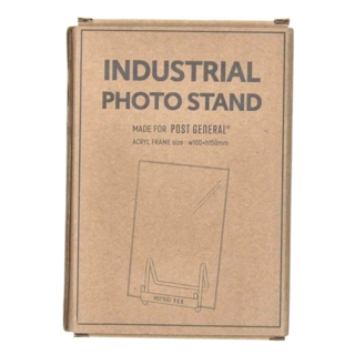 POST GENERAL 工業風鋼製相框, 透明色 + 黑色, 1組
