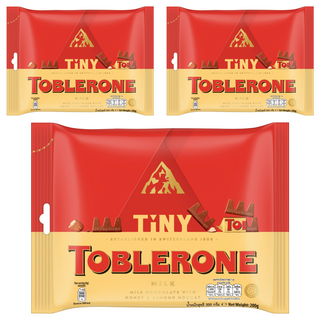 TOBLERONE 瑞士三角迷你牛奶巧克力, 200g, 3袋