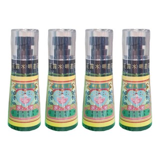 明星花露水 隨身小噴瓶, 小號噴式, 60ml, 4瓶