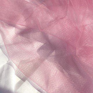 웹망사 메쉬 대폭 원단, 쿼츠핑크, 1개