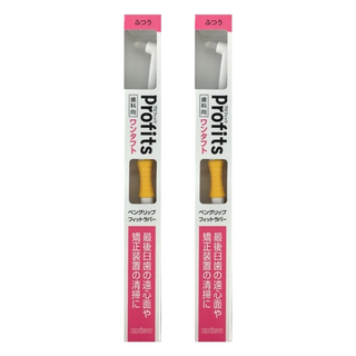 EBiSU 惠百施 profits 單束毛柔軟牙刷 顏色隨機, 2入, 1支