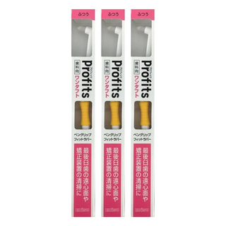 EBiSU 惠百施 profits 單束毛柔軟牙刷 顏色隨機, 3入, 1支