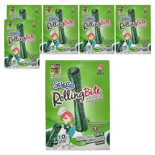 SELECO 喜樂口 香脆烤海苔捲 原味, 10條入, 30g, 6盒
