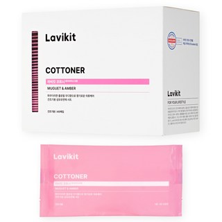 La vikit Cottener 烘衣機用香氛柔軟紙 嬰兒麝香香氣 正裝, 40入, 1個