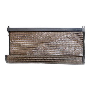 免安裝透氣遮陽捲簾 遮擋室外光線 柔光不刺眼 隔熱降溫 頂棚遮陽 窗戶遮光 門簾 臥室適用, 棕色, 135 x 60cm