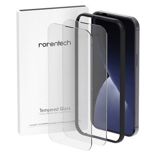 RORENTECH 鋼化玻璃螢幕保護膜 2入, 1套