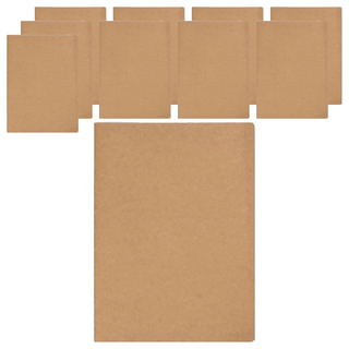 咪咪購物 牛皮筆記本 B5 10本, 橫線, 1組