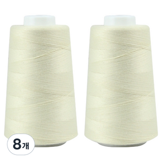 소잉바이핸드 40수 2합 재봉사 실, 19 베이지, 8개