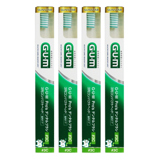 SUNSTAR 三詩達 G.U.M 先端超細型牙周牙刷 3排22束, 1入, 4支