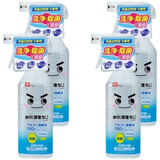 LEC 激落君 電解水清潔劑, 400ml, 4瓶