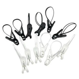 名仕 可吊式Y型衣夾/曬衣夾 12個 黑白配, 1組