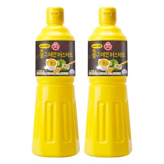 OTTOGI 不倒翁 全麥芥末醬, 1.1kg, 2瓶