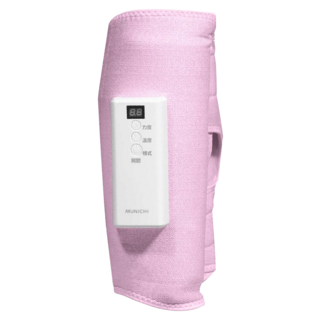MUNICHI 沐尼黑 小腿按摩美腿機 氣壓熱敷無線按摩器 360度包裹 10種按摩手法 3種力度調節, 珊瑚粉