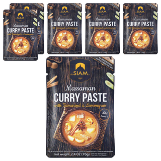 deSIAM 暹羅瑪斯曼咖哩膏, 70g, 6包
