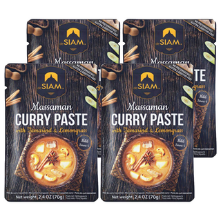 deSIAM 暹羅瑪斯曼咖哩膏, 70g, 4包