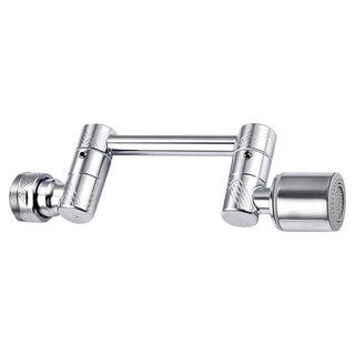 WIDE VIEW 1080度萬向不鏽鋼機械臂水龍頭 3D多角度旋轉 雙模式出水, 1個