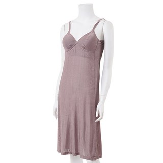 Carrylucy Wrinkle-Fine 人造絲附罩杯長版襯裙