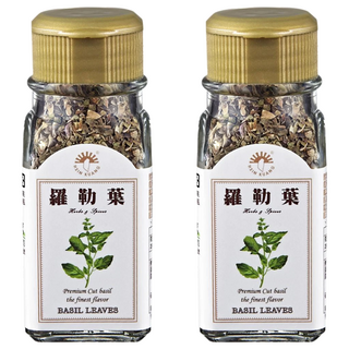 新光洋菜 羅勒葉 優質切碎羅勒, 10g, 2罐