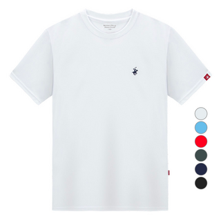 BEVERLY HILLS POLO CLUB 比佛利保羅 男女通用 涼感 透氣 Ice Cool-Ever 小標誌 短袖 T恤 CPW0T05, 白色