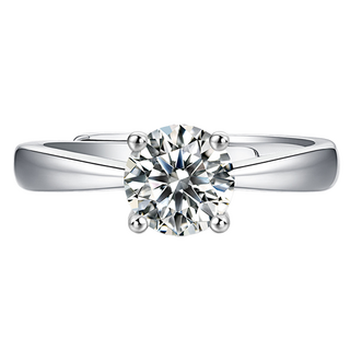 CF Diamond 女款 莫桑鑽 戒指, A0716 純愛, 1克拉