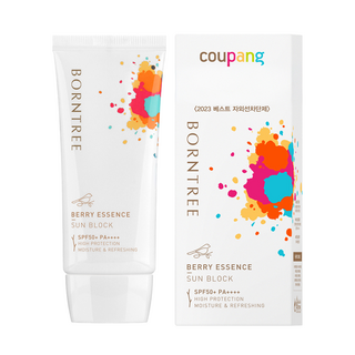 BORNTREE 莓果精華防曬乳 SPF50+ PA++++, 50ml, 2條