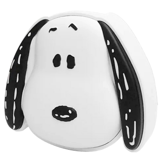 PEANUTS 史努比 造型無線充行動電源5600Series 附底座 + 線材, PSN-117, 白色 + 黑色, 84 x 75 x 35mm, 1個