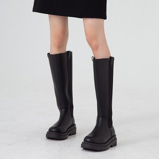 afinar 女款半圓頭切爾西長靴