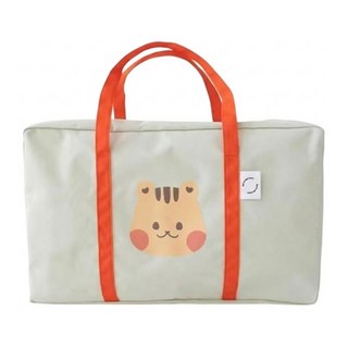 bebehome 韓國風旅行袋棉被袋 衣物收納袋/幼稚園棉被袋 淺綠小松熊 尺寸: 54 X 40 X 22CM, 1個