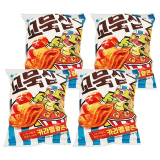 ORION 好麗友 烏龜脆片 焦糖爆米花口味, 4個, 72g