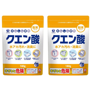 第一石鹼 檸檬酸 清潔除水垢 180g, 2包