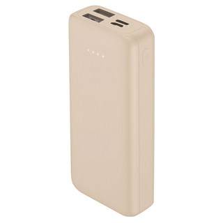 科技 馬卡龍行動電源 10000mAh 2個USB輸出 Micro/Type-C 輸入, MCK-9527, 柔光黃