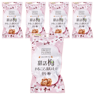 梅李果坊 甜話梅, 嚴選台灣青梅製作 口感佳不死鹹, 35g, 5包