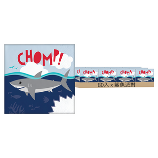 紙巾 鯊魚派對, 1入, 5包