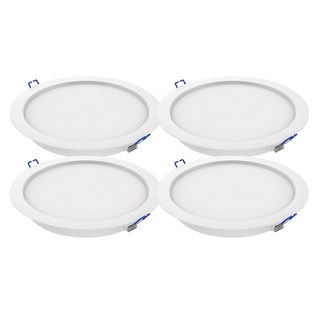 루미트론 다운라이트 플리커프리 매입등 8인치 30W, 주광색 하얀빛, 4개