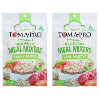 TOMA-PRO 優格 寵物食譜 鮮肉佐餐凍乾 犬用 羊肉 含藜麥 益生菌, 60g, 2包