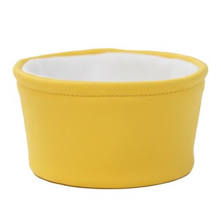 ReMeToMe 韓國製 寵物嗅聞玩具 純棉材質 益智互動 訓練嗅覺 中大型犬適用, 瑪格利酒碗 黃色, 1個