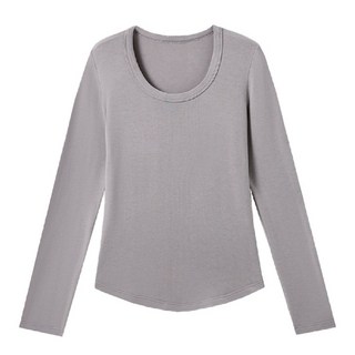 U領王牌 4.5%羊毛, L, 迷灰紫