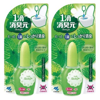 小林製藥 馬桶浴廁一滴芳香消臭劑, 清香, 20ML, 2瓶