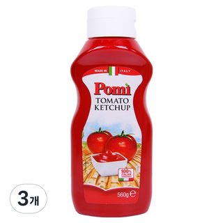 Pomi 番茄醬, 560g, 3個