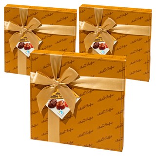 GUNZ 比利時果仁糖牛奶巧克力禮盒, 200g, 3盒