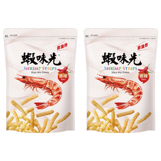 裕榮食品 蝦味先 香辣口味 非油炸, 300g, 2包