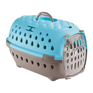 stefanplast 樂透 時尚寵物提籃 加勒比海藍 承重5kg內, 50 x 34.5 x 32cm, 1個