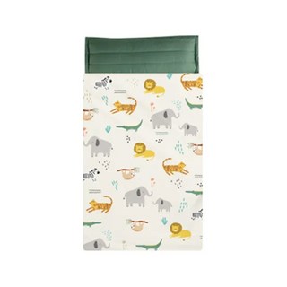 juho DECO 兒童純棉睡袋 附收納袋, 動物園