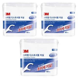 3M 單線牙線散裝, 150件, 3個