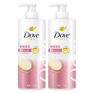 Dove 多芬 胺基酸輕盈蓬鬆洗髮乳 針對細軟扁塌髮質, 700g, 2瓶