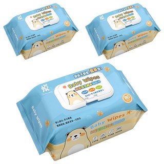 JOYFUL NAPKIN 悅棉嬰兒濕紙巾 加厚加大 寶寶純水濕紙巾 柔濕巾, 1包, 3包